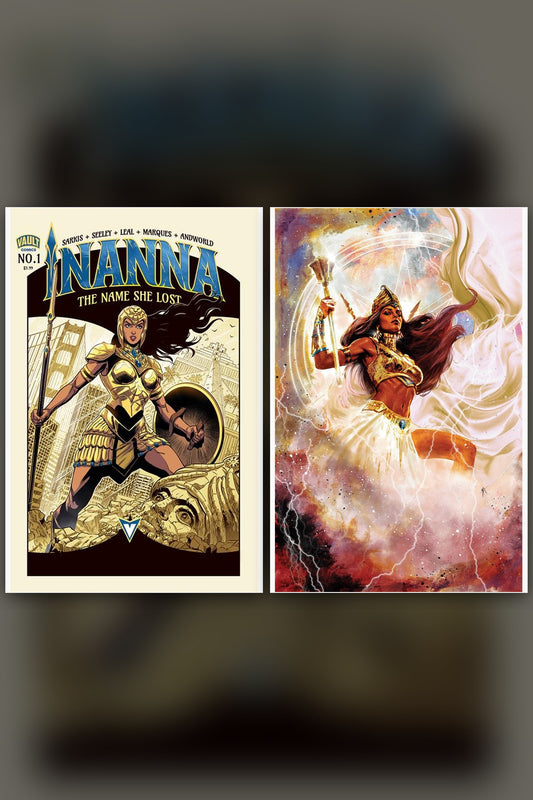 Inanna: The Name She Lost #1 cover collage