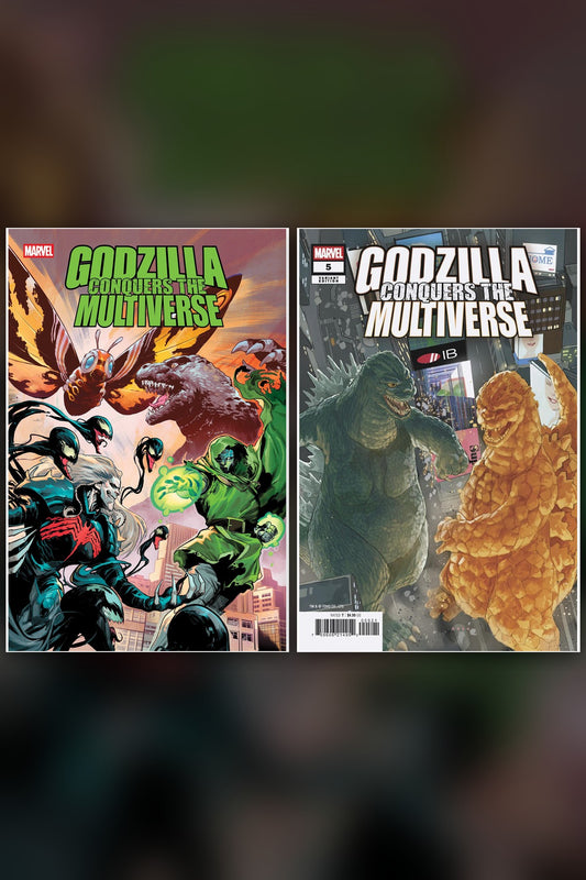 Godzilla Conquers the Multiverse #5 cover collage