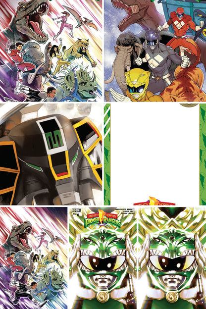 Mighty Morphin Power Rangers (2026) #6 cover collage