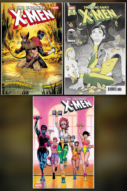 Uncanny X-Men #38 cover collage