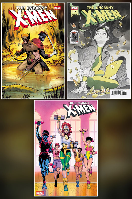 Uncanny X-Men #38 cover collage