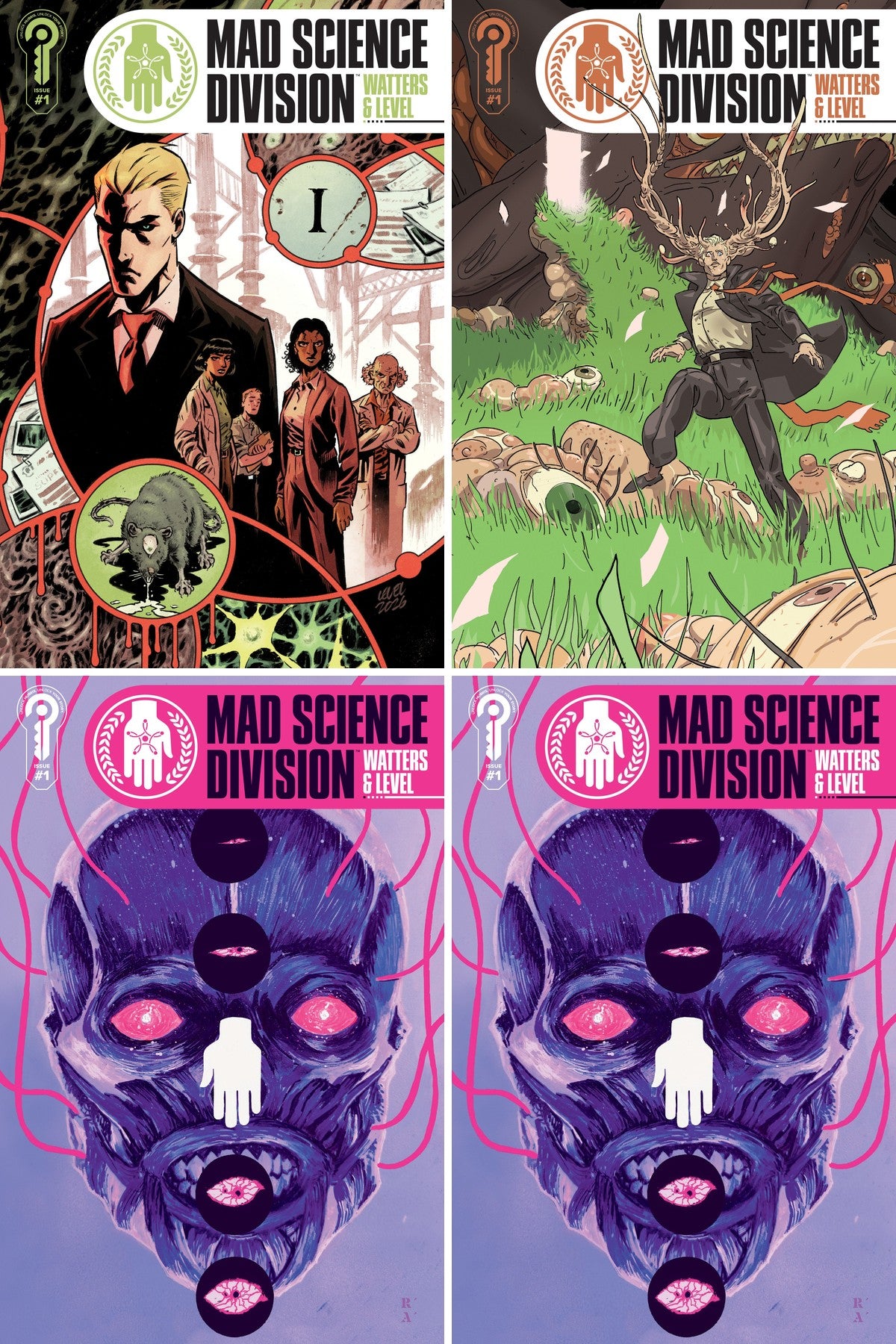 Mad Science Division #1 cover collage