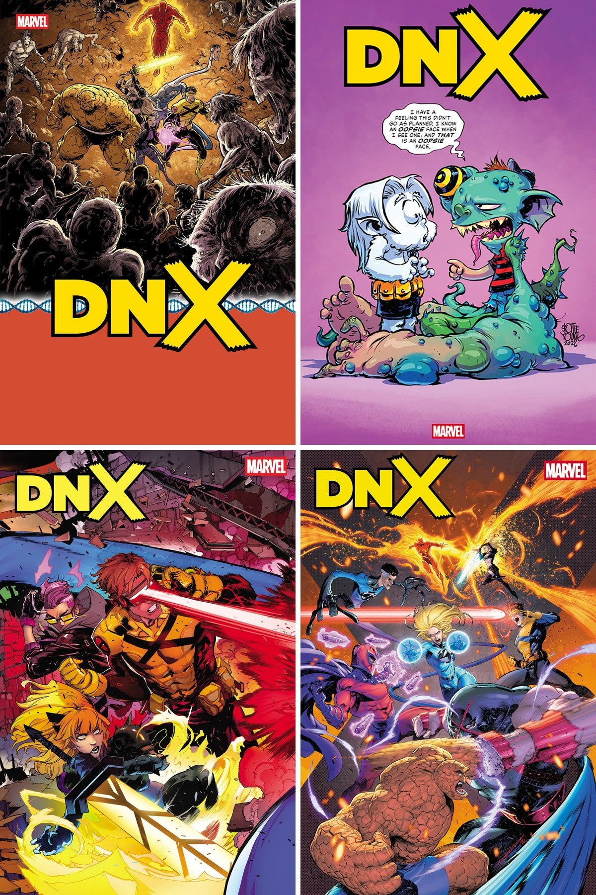DNX #4 cover collage