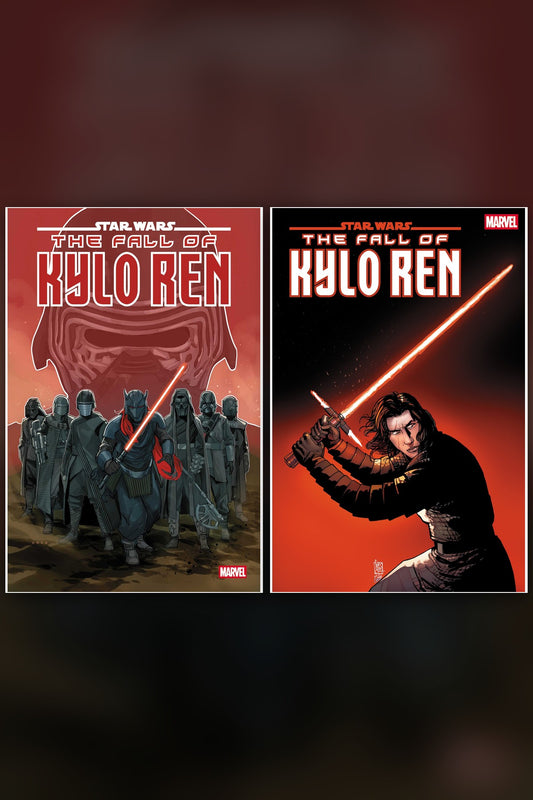 STAR WARS: THE FALL OF KYLO REN #4 cover collage