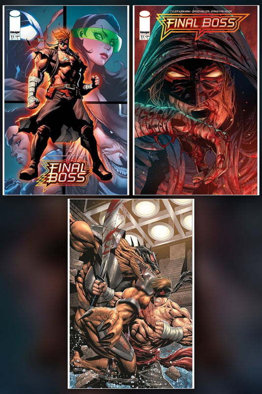 Final Boss #11 cover collage