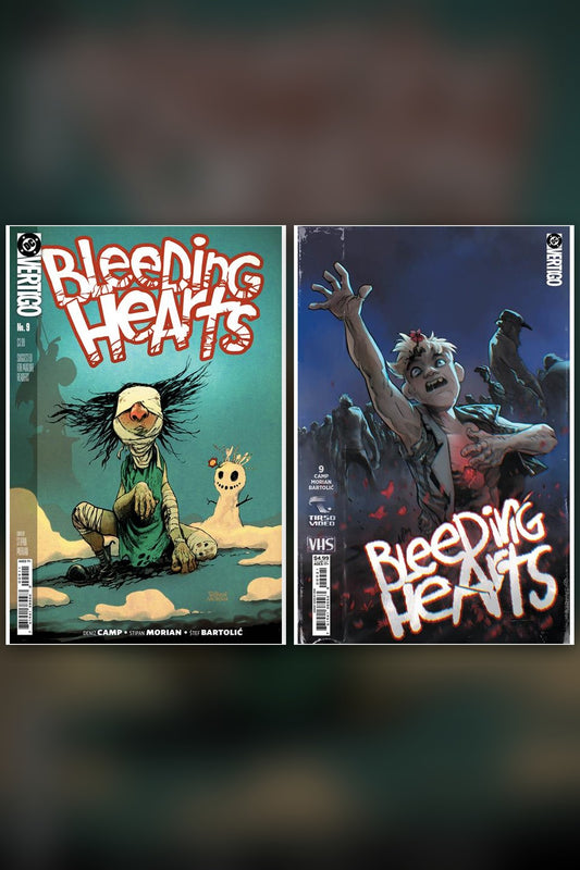 Bleeding Hearts #9 cover collage