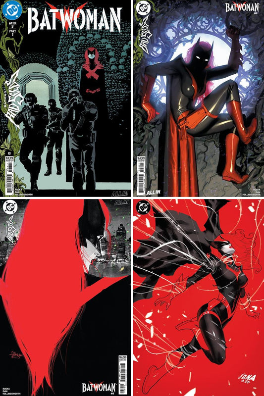 Batwoman #8 cover collage