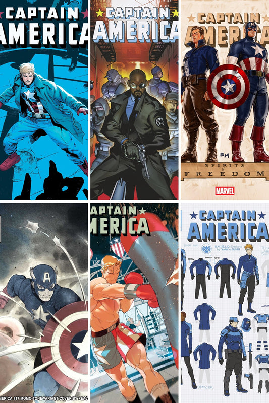 CAPTAIN AMERICA #17 cover collage