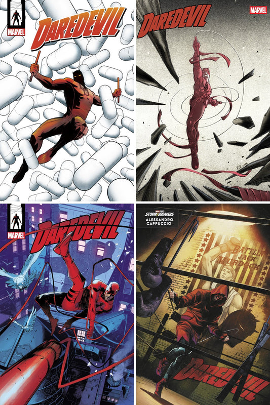 DAREDEVIL #9 cover collage