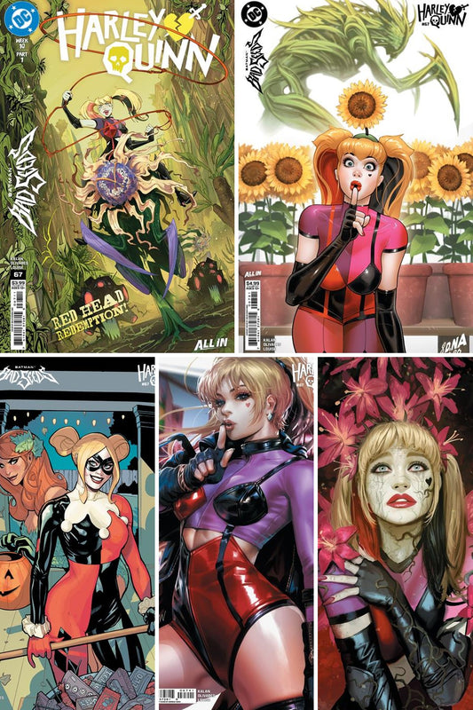 Harley Quinn #67 cover collage