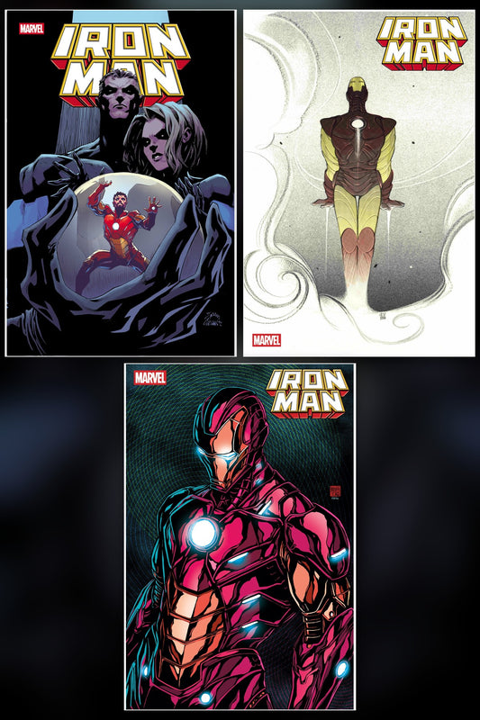 IRON MAN #11 cover collage