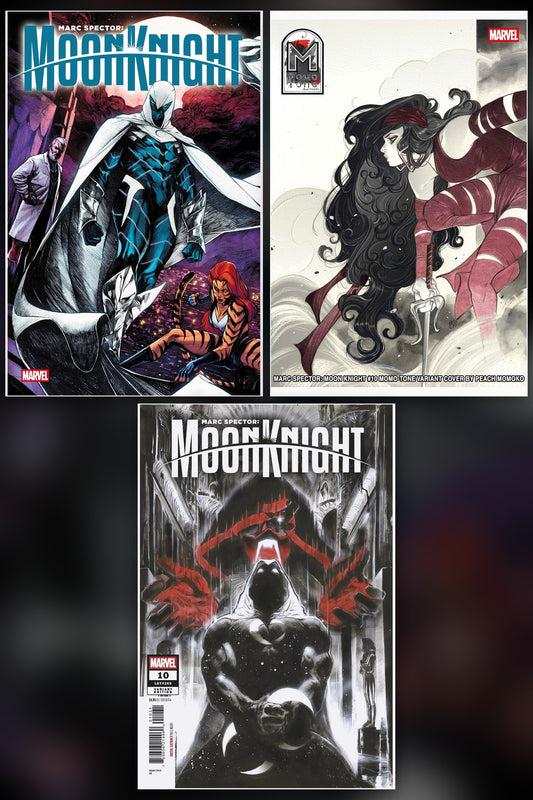 MARC SPECTOR: MOON KNIGHT #10 cover collage