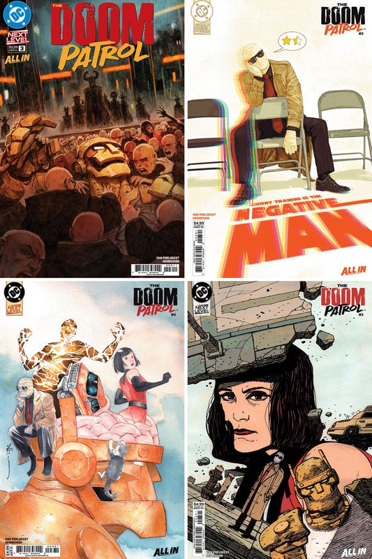 Doom Patrol #3 cover collage