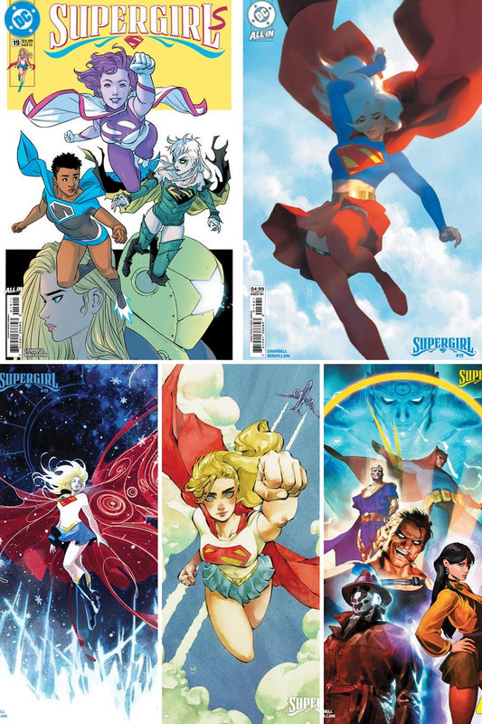 Supergirl #19 cover collage