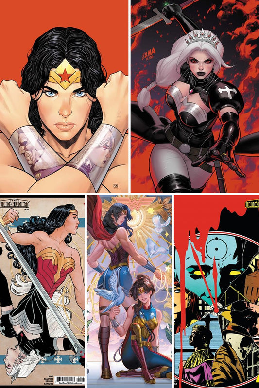 Wonder Woman #39 cover collage