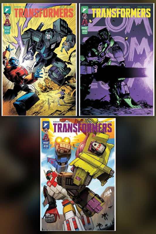 Transformers #39 cover collage