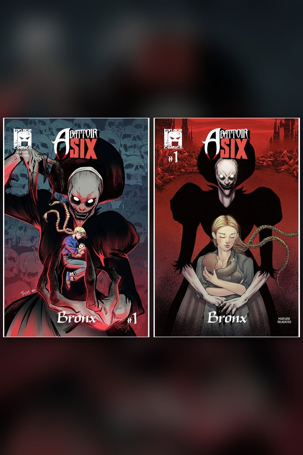 Abattoir Six: Bronx #1 cover collage