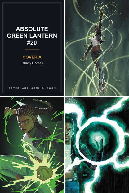 Absolute Green Lantern #20 cover collage — Cover A art coming soon