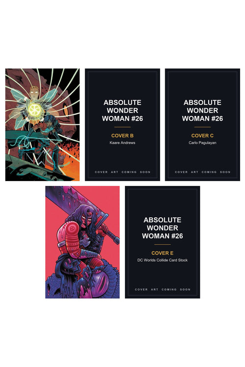 Absolute Wonder Woman #26 - All Covers (A-E, 5 Books)
