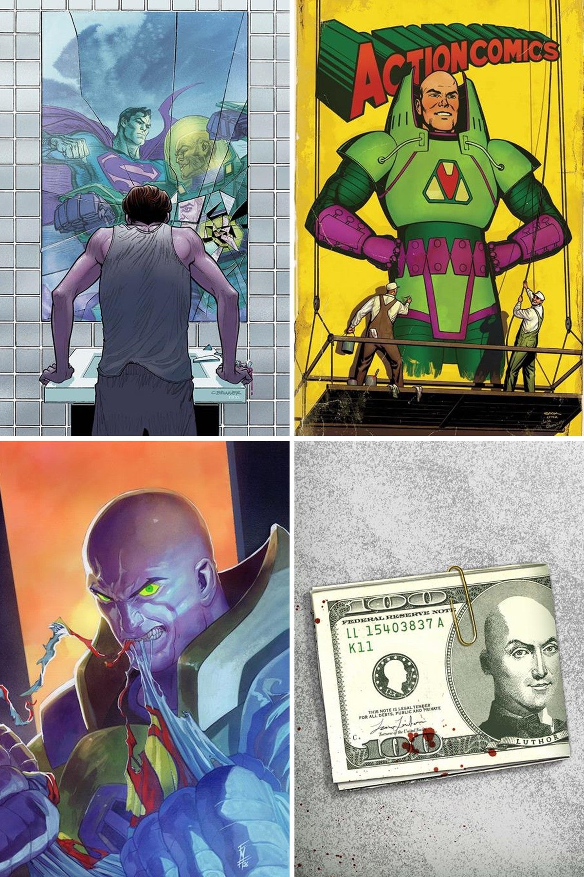 Action Comics #1106 cover collage