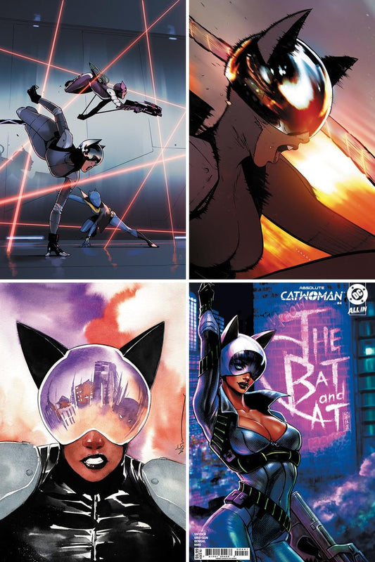 Absolute Catwoman #4 (Of 6) cover collage