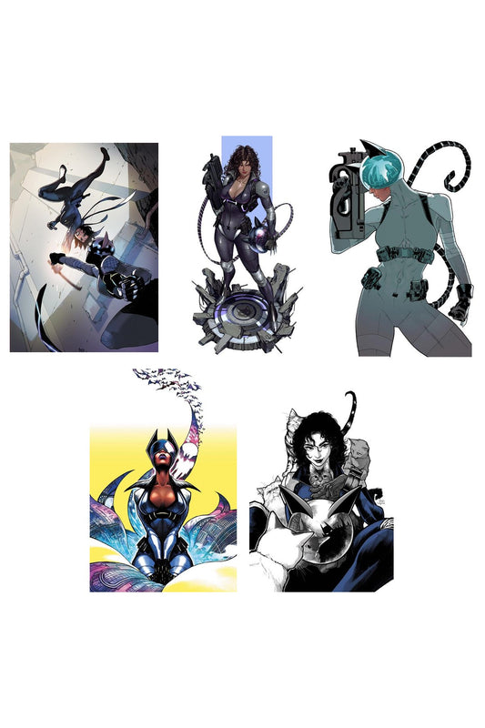 Absolute Catwoman #5 cover collage