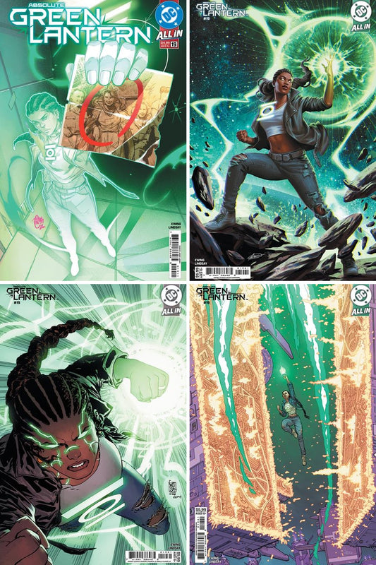 Absolute Green Lantern #19 cover collage
