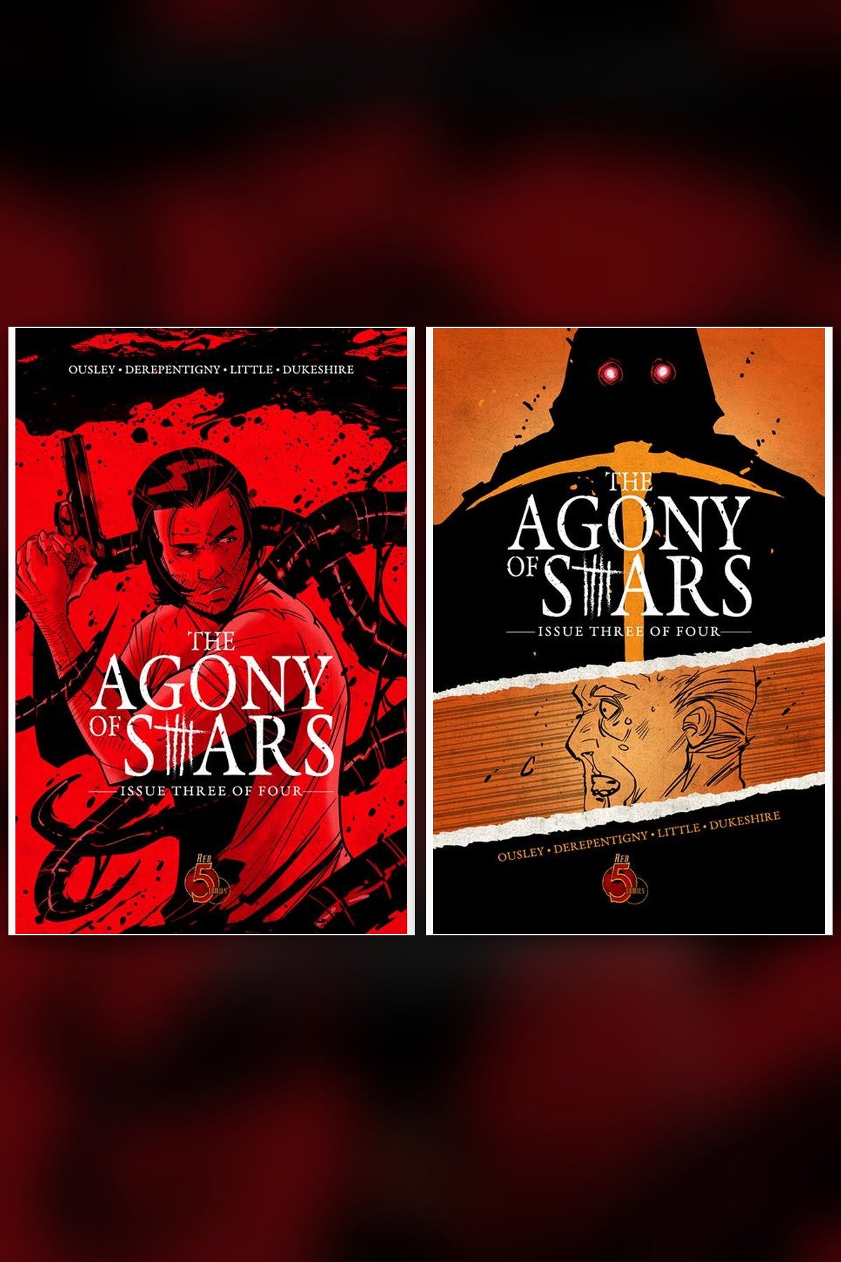 The Agony of Stars #3 (Of 4) cover collage