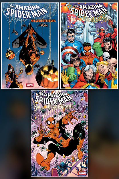 Amazing Spider-Man: Halloween Special #1 cover collage