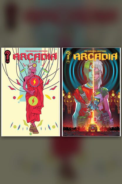 Arcadia #10 cover collage