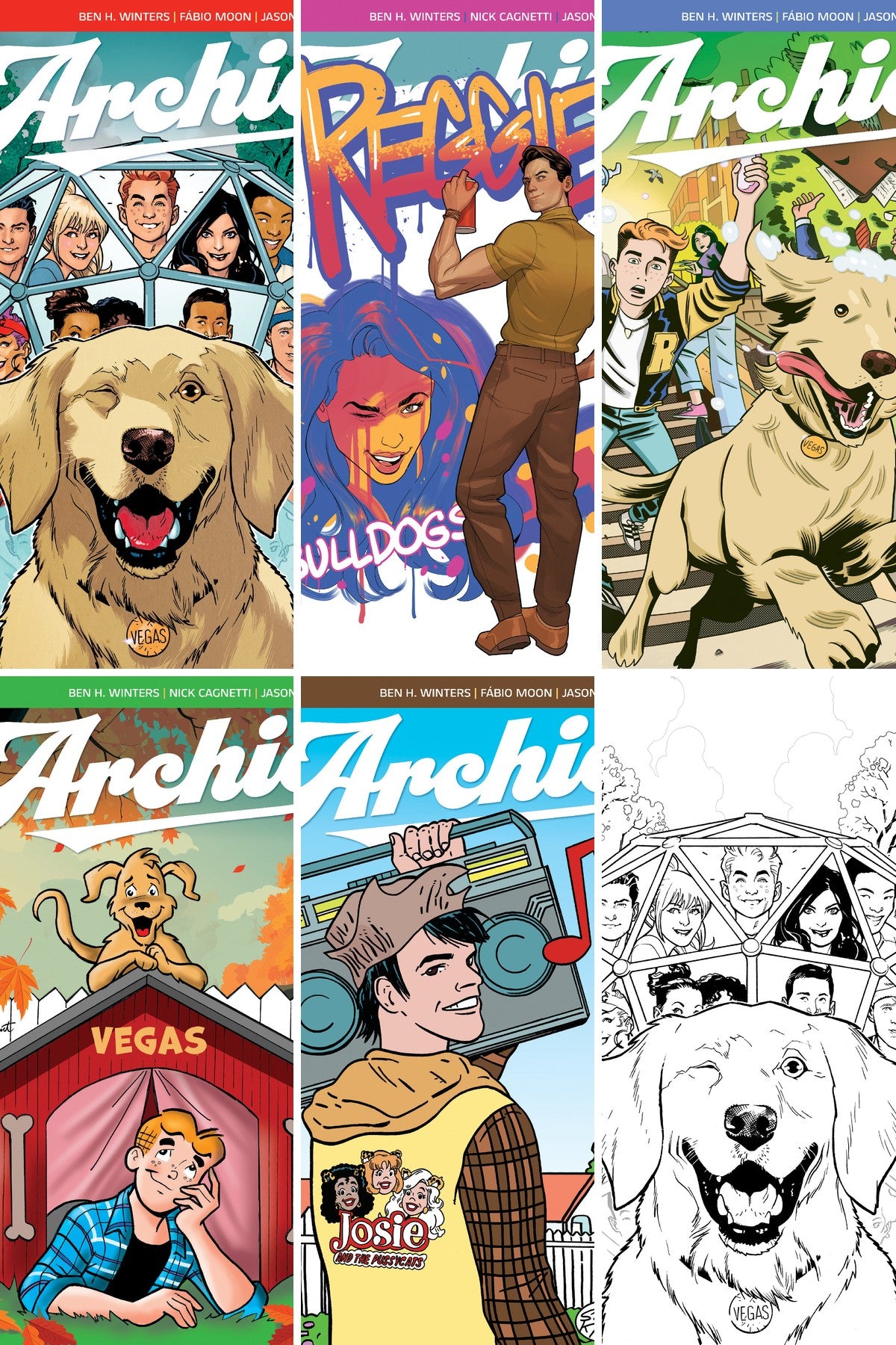 Archie #3 cover collage
