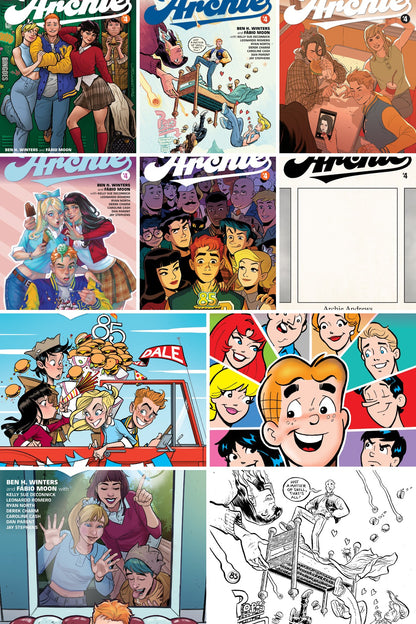 Archie #4 cover collage