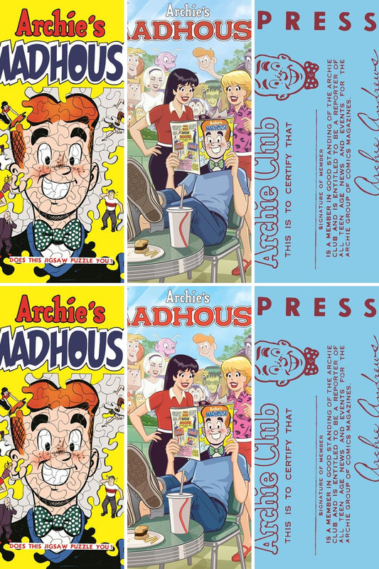 Archie's Madhouse Facsimile Edition #1 cover collage