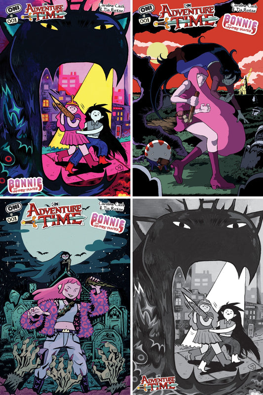 Adventure Time: Bonnie the Vampire Hunter #1 cover collage