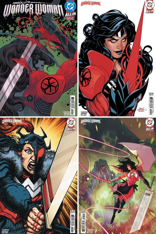 Absolute Wonder Woman #24 all covers bundle collage
