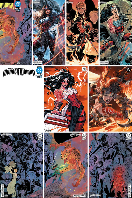 Absolute Wonder Woman #25 All 10 Covers Bundle 25% Off (A-J)