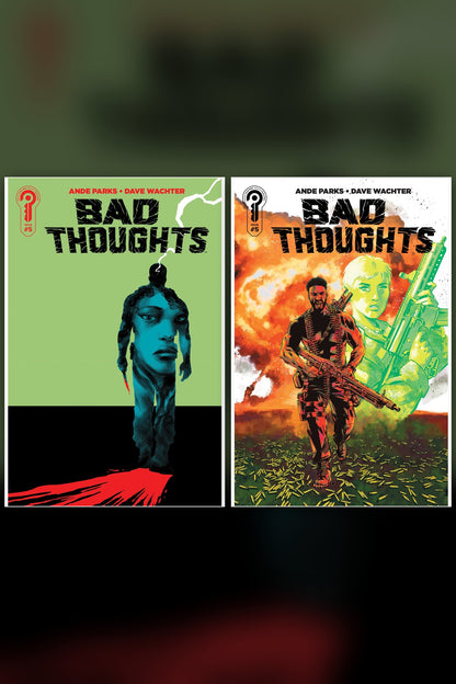 Bad Thoughts #5 cover collage