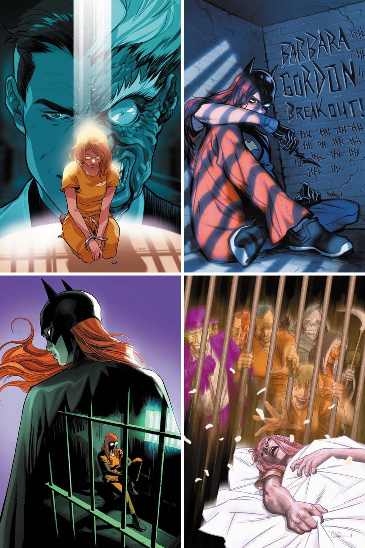 Barbara Gordon Breakout #6 cover collage