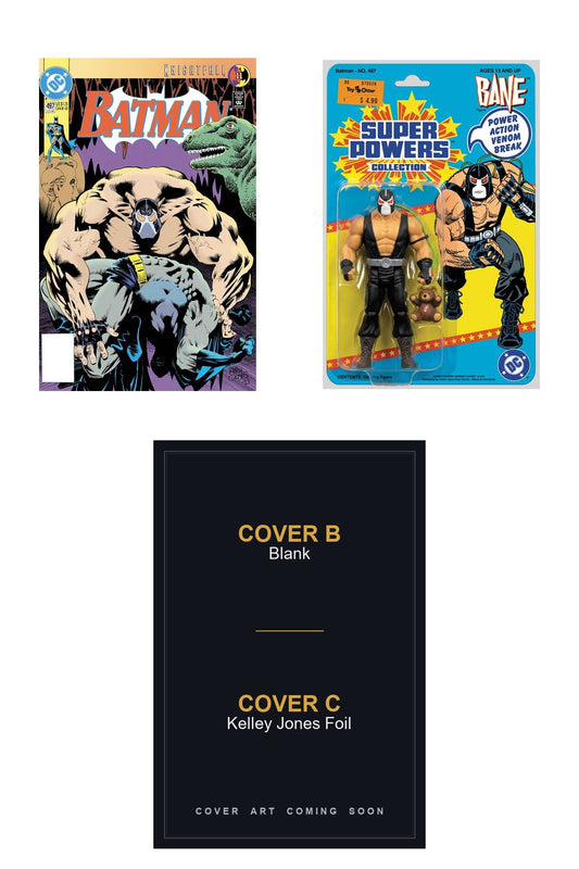 Batman #497 - All Covers - Covers B & C art coming soon
