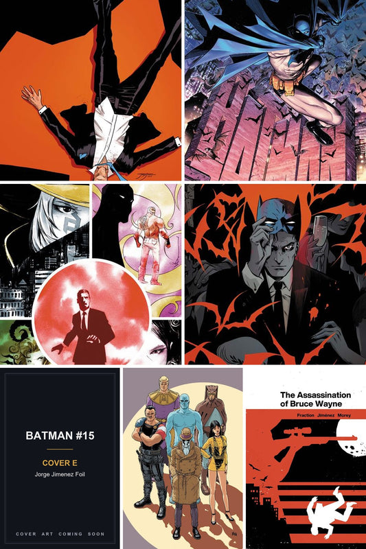 Batman #15 cover collage - Cover E art coming soon