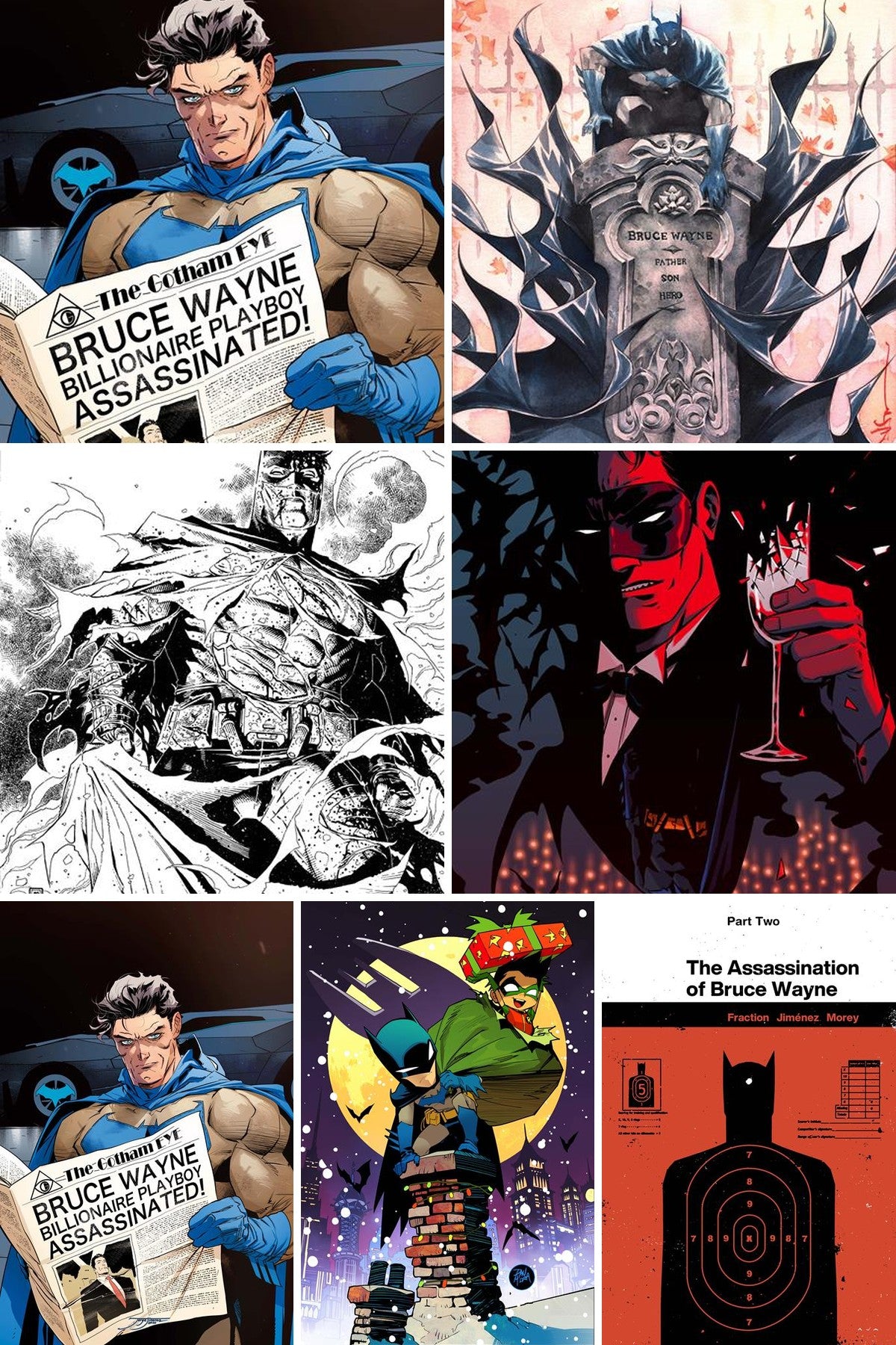 Batman #16 cover collage