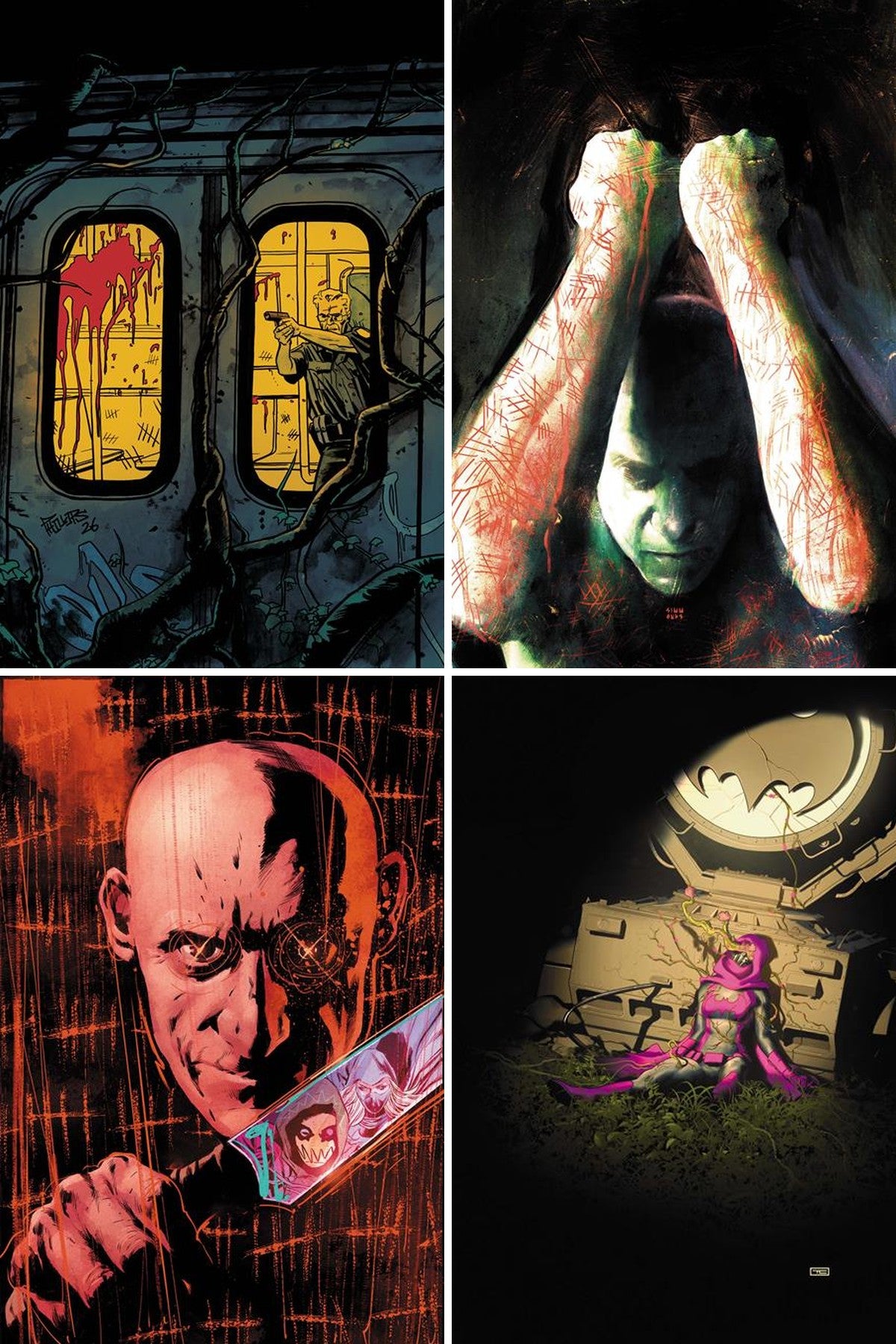 Batman Bad Seeds - Gotham Central #2 cover collage