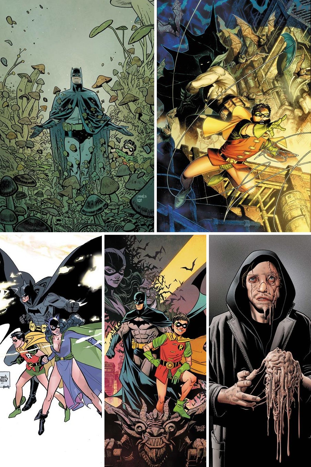 Batman & Robin Year One - Dynamic Duos #3 cover collage