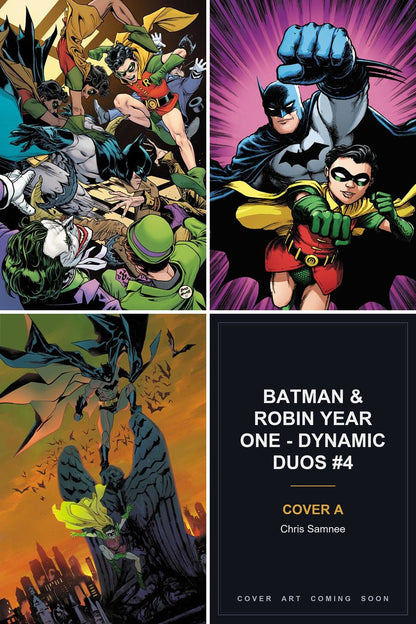 Batman & Robin Year One - Dynamic Duos #4 cover collage - Cover A art coming soon