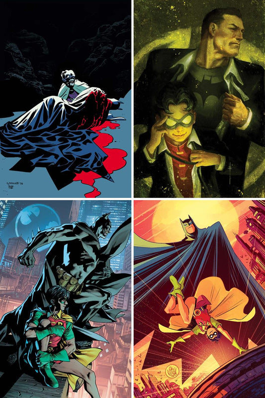 Batman & Robin Year One - Dynamic Duos #5 cover collage