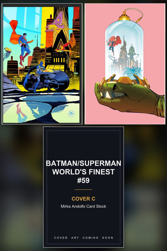 Batman/Superman World's Finest #59 cover collage - Cover C art coming soon