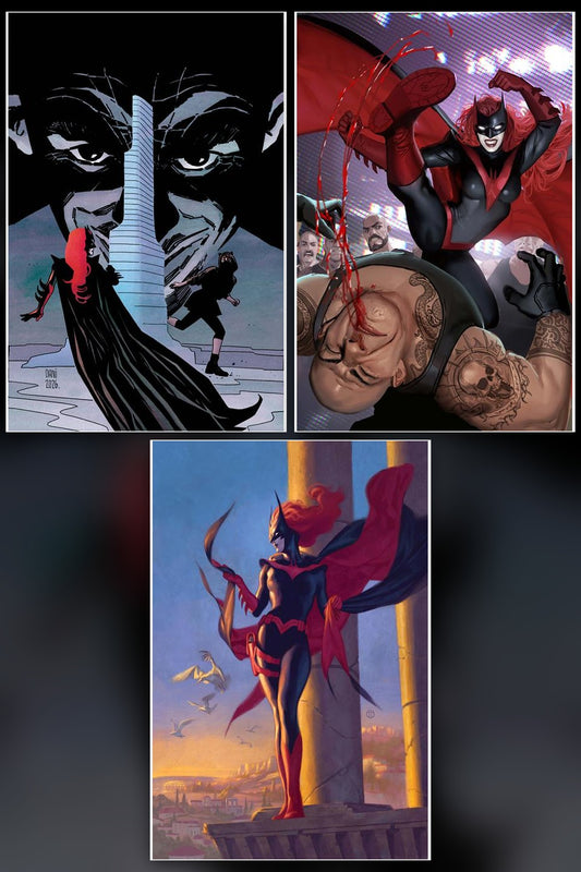 Batwoman #10 cover collage