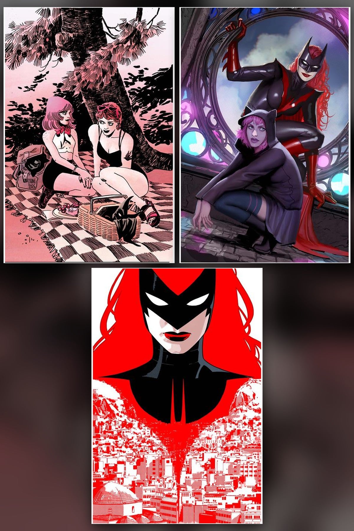 Batwoman #11 cover collage