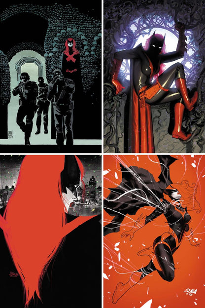 Batwoman #8 cover collage