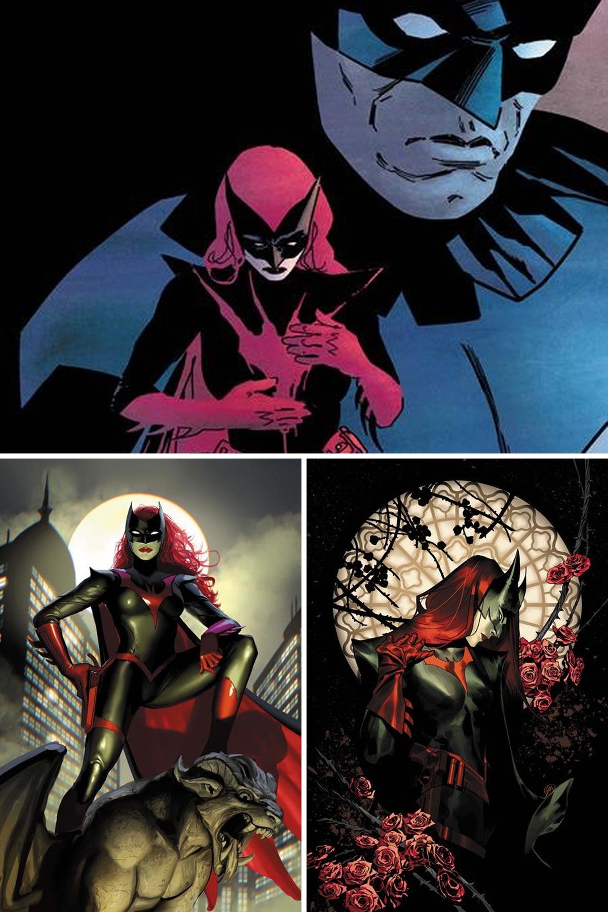 Batwoman #9 cover collage